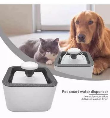 Fuente De Agua Para Gatos y Perros De 2L
