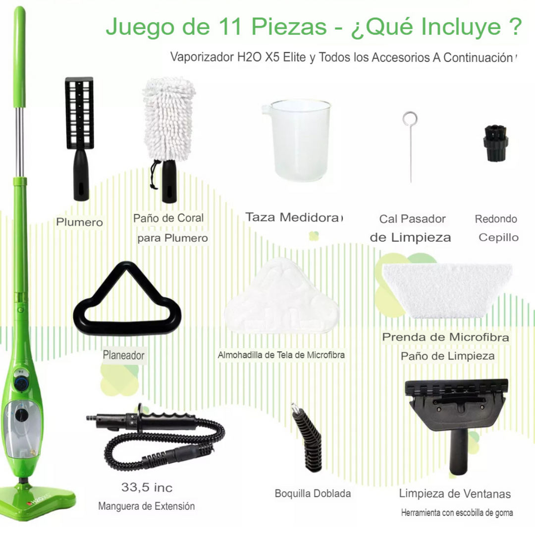 Mopa X5 A Vapor H2O Mop 5 En 1