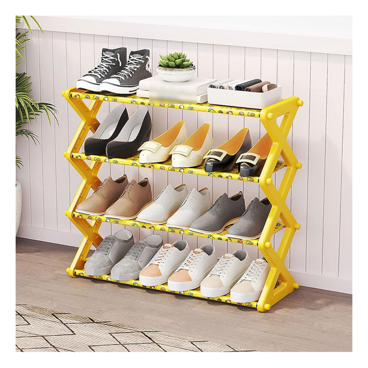 Zapatero Zig Zag de 4 niveles horizontal