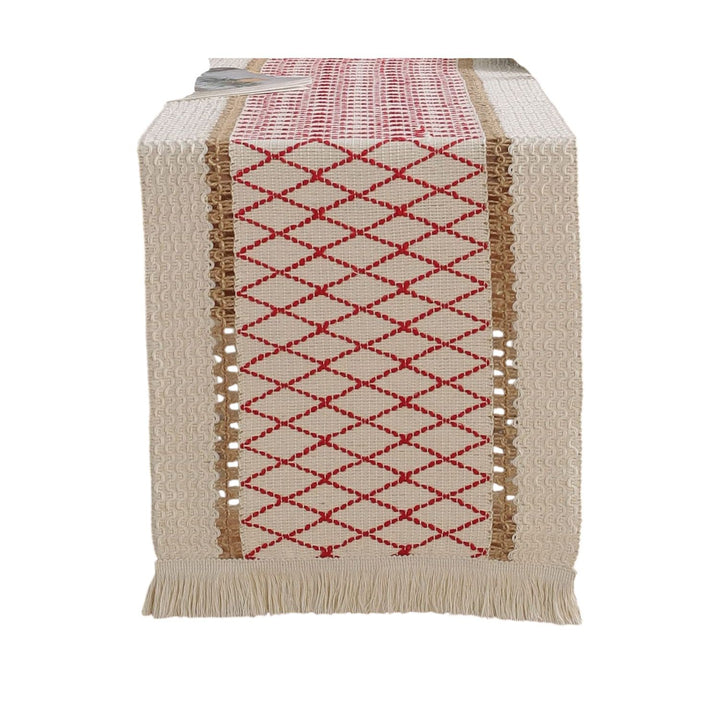 Mantel Camino De Mesa Yute Malla 180x30