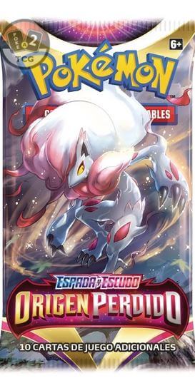 Cartas Pokémon 10 Sobres Sellados (100 Cartas)
