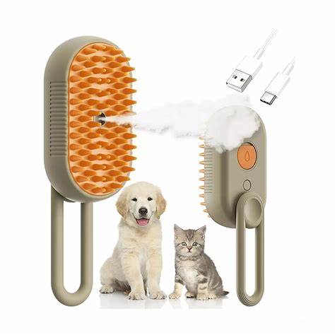 Cepillo a vapor para mascotas